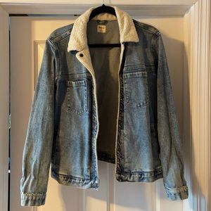 Shearling Denim Jacket